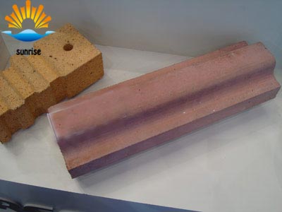 Fused chrome corundum block